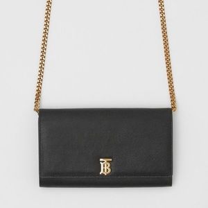 Burberry chain wallet purse